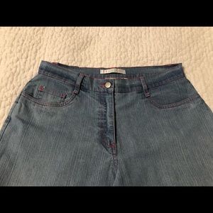 CLEARANCE Vintage Bill Blass Jeanswear Stretch Light High Waist 10P Capris Jeans